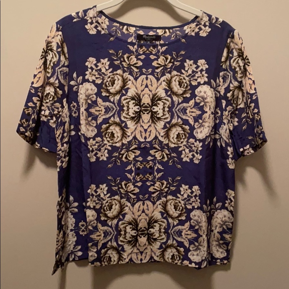 Floral Silky Top